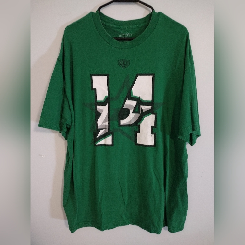 Old Time Hockey Jaime Benn Dallas Stars T Shirt Size XL Color Victory Green